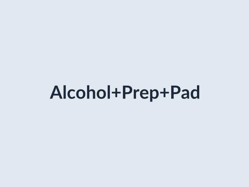 Alcohol Prep Pad