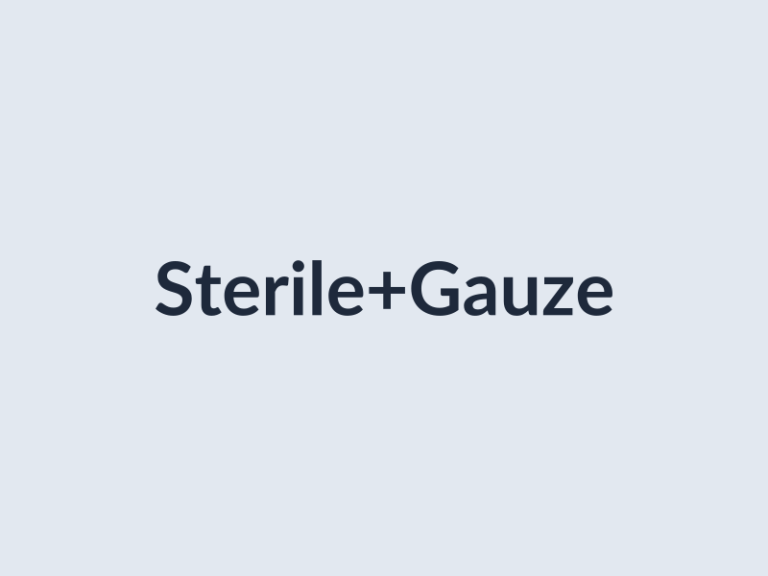 Sterile Gauze Swab