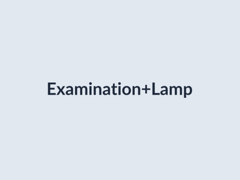 LED Examination Lamp