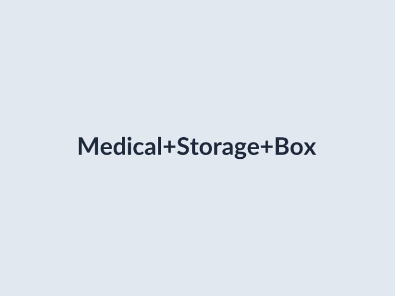 Medical Storage Box