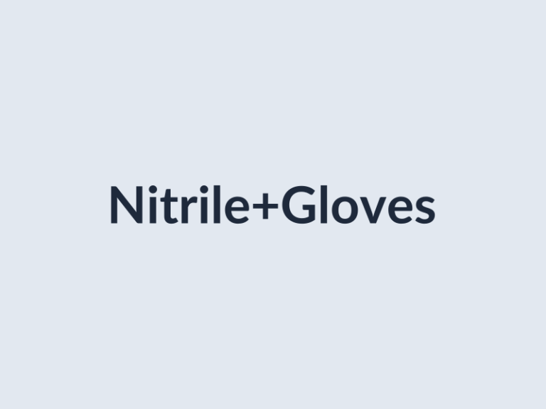 Hospital Examination Nitrile Gloves