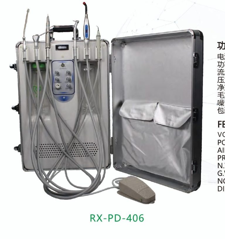 RX-PD-406 Portable Dental Unit with Built-in Scaler