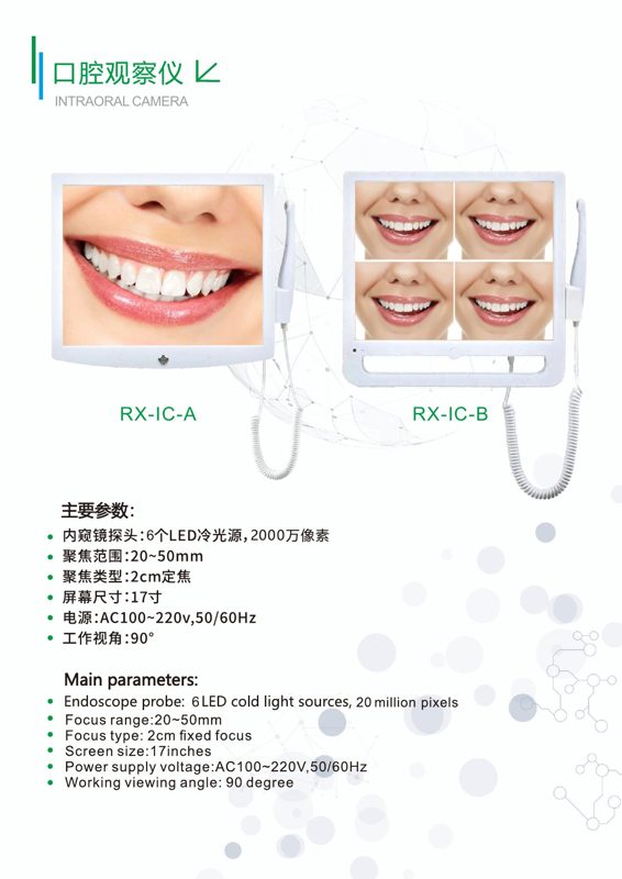 RX-IC-A Intraoral Camera A/B Series