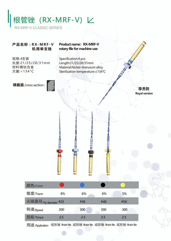 RX-MRF-V MRF-V Rotary Files