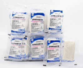 Medical rubber examination gloves